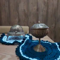 رومیزی دست بافت قلاب بافی