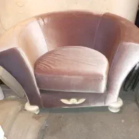 دو عدد مبل تک نفره برند 4EV رنگ یاسی