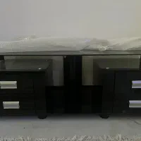 میز تلویزیون شیشه ایی