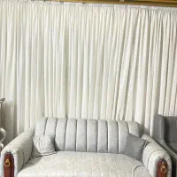 پرده حریر و زیر پرده
