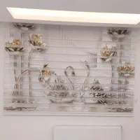 پرده ها سه بعدی زبرا شید /پذیرایی/اتاق خواب