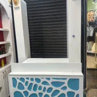 میز پاچال و چهار پایه چوبی