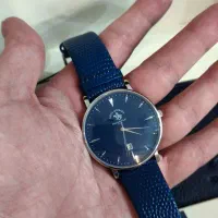 ساعت چرمی POLO با پَک کامل