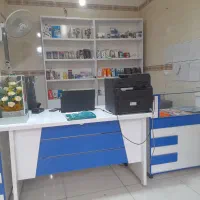 میز ویترین قفسه ام دی اف