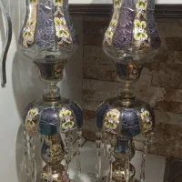 شمعدان طلاکوب برقی