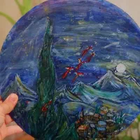 نقاشی شب پرواز