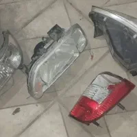 چراغ ومه شکن شاهین.چراغ  پراید،چراغ خطر پراید وانت