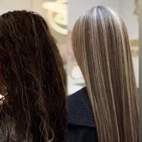 رنگ ریشه و آموزش کراتین و پروتئین تراپی
