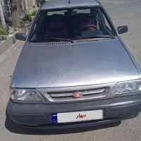 پراید 85 نقره ای.