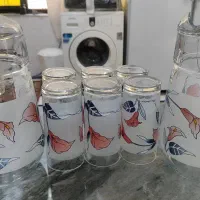 ۲ دست پارچ و لیوان پاشا باغچه اصل ترکیه