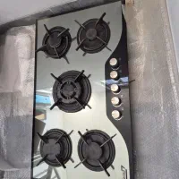 فروش ست گاز روی میزی شیشه‌ای وهود آریسان سالم،تمیز