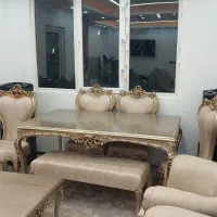 مبل  ۹ نفره   و میز نهار خوری کامل