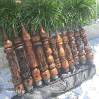 قلیون چوبی رخ کارکرده