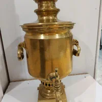 سماور ذغالی برنجی روسی