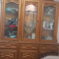 بوفه طلایی بزرگ ، جا کفشی و جا لباسی آیینه دار