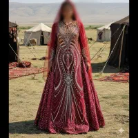 کرایه لباس محلی پنل سنگدوزی طرح روناک (جدید )