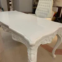 میز مدیریت بسیار شیک طرح انزو تمام چوب
