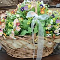 سبد گل شیک|گل مصنوعی|بروجرد, |دیوار