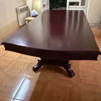 میز ناهار خوری تمام چوب بدون صندلی