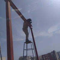 جوشکاری اسکلت فلزی و برش