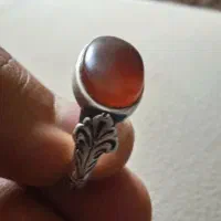 انگشتر عقیق یمنی رکاب صفوی