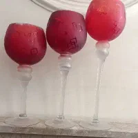 ۳عدد شمعدانی مدل جام