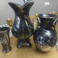 گلدان چینی فرانسوی قدیمی مارک کابن فرانسه