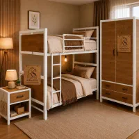 سرویس خواب آرشا ترکیب چوب فلز
