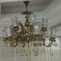 لوستر برنز ۶ شاخه ۱۲ شعله سنگین