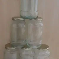 ۸عددظرف شیشه ای  و۶ عدد پلاستیکی