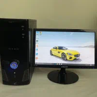 کامپیوتر h81 i3 رم8مانیتورled