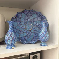 سه تیکه مینا کاری