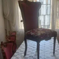 فروش ۴ عدد صندلی چوبی استیل
