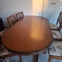 میز ناهار خوری ۸نفره چوب راش گرجستان