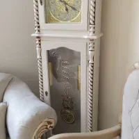 ساعت ایستاده چوبی
