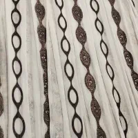 پرده مامل با چوب پرده
