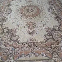 فرش 12متری گل برجسته تمیز سالم