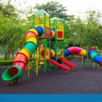 مجموعه بازی پارکی /سرسره باغ ویلا پارک مدل fp1101