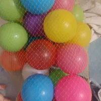 تعداد ۲۰۰توپ رنگی رنگی