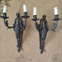 دیوار کوب برنزی برقی