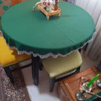میز و صندلی ۴ نفره باز سازی شده مدل کافه ای