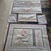 پشه بند و ست تشک و گارد تخت نوزاد