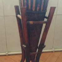 گلدان چوبی