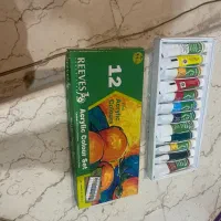 رنگ روغن 12 رنگ REEVES مخصوص نقاشی