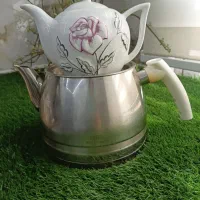 کتری قوری و ۲ عدد قوری تک