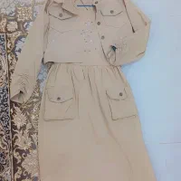 کت و سارافن دخترانه کاملا سالم و  نگین دار