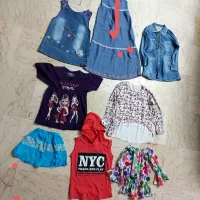 تعدادی لباس دخترانه از۱تا۶ سال