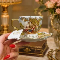 سرویس چایخوری لیلی و مجنون لب طلا