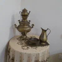 سماور وقوری وکاسه وپاسماوری وزیر سماوری تمام برنج