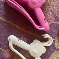 چوب لباسی کودک سفید و صورتی